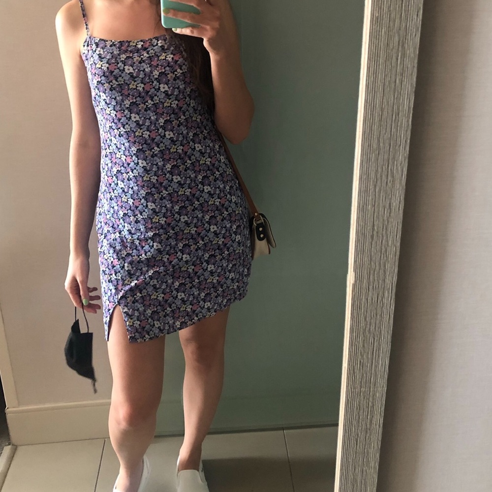 F21 floral dress
